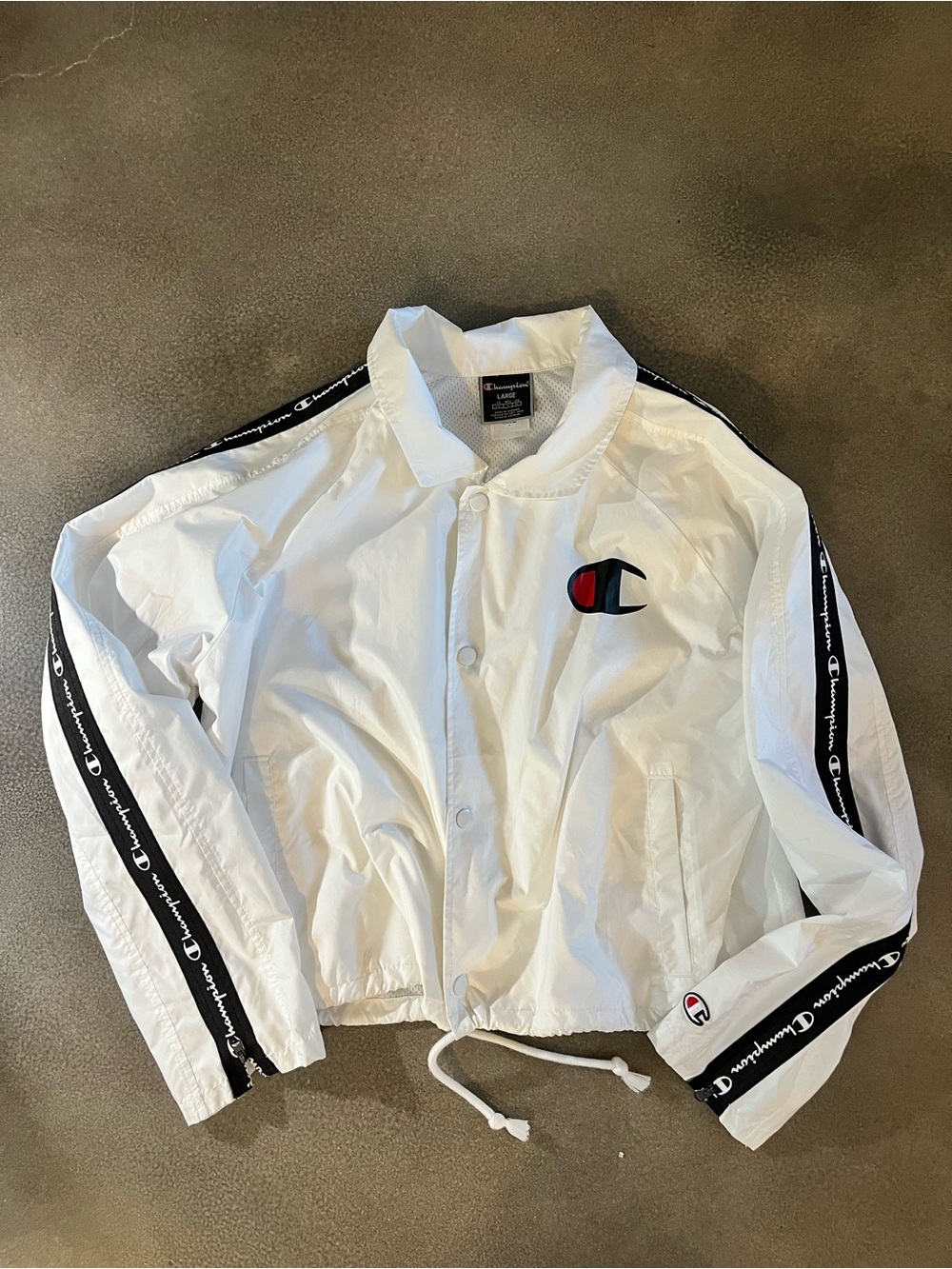Champion Cropped Windbreaker Women’s Large